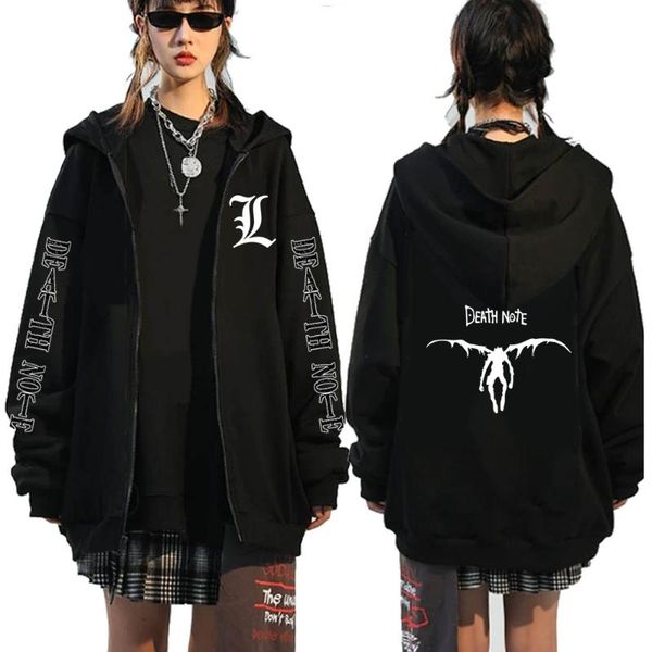 men's hoodies & sweatshirts anime death note sweatshirt men and women harajuku zipper hoodie hip hop, Black
men's hoodies & sweatshirts anime death note sweatshirt men and women harajuku zipper hoodie hip hop, Black