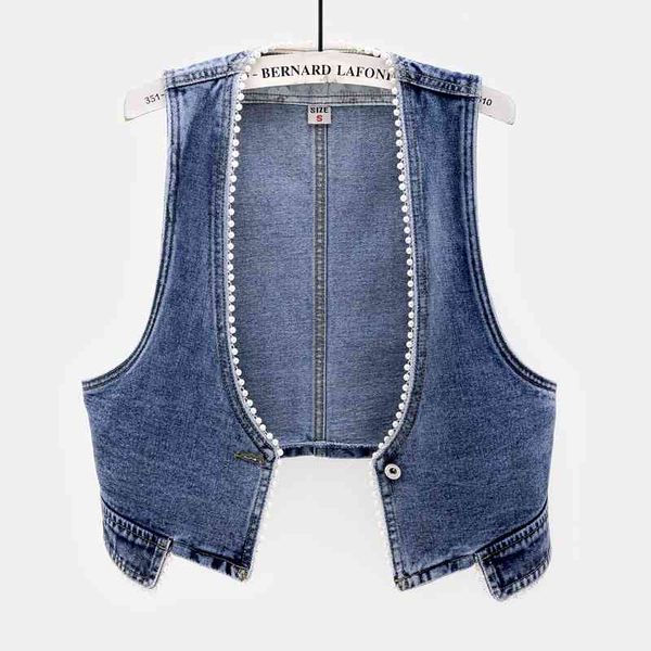 jacket spring korean denim vest women waistcoat beading v-neck front short back long jeans vests slim blue sleeveless jacket female, Black;brown
jacket spring korean denim vest women waistcoat beading v-neck front short back long jeans vests slim blue sleeveless jacket female, Black;brown