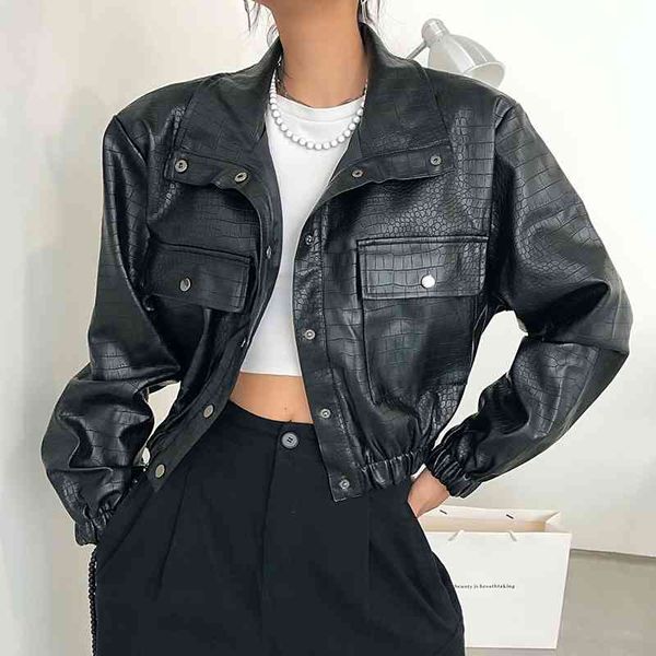 jacket jacket female slim fit versatile work clothes korean short heavy industry black locomotive pu leather coat spring and autumn fried
jacket jacket female slim fit versatile work clothes korean short heavy industry black locomotive pu leather coat spring and autumn fried