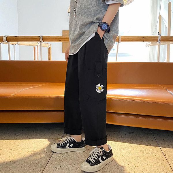 straight cargo pants casual sports all-match printed daisy loose nine-point streetwear tide hip-hop trousers four seasons men's, Black
straight cargo pants casual sports all-match printed daisy loose nine-point streetwear tide hip-hop trousers four seasons men's, Black