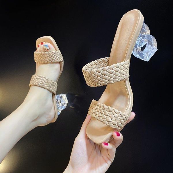 clear transparent slippers women shoes woman mules strange high heels solid leather wave summer ladies slides plus size, Black
clear transparent slippers women shoes woman mules strange high heels solid leather wave summer ladies slides plus size, Black