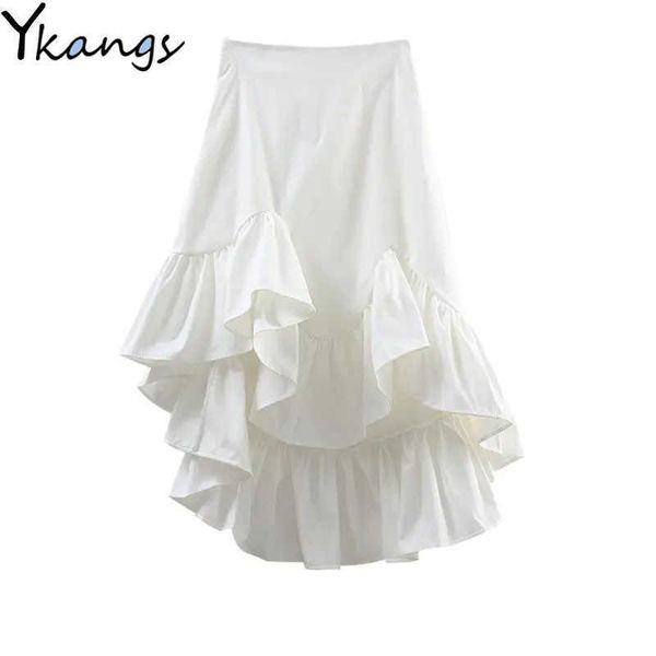 vintage irregular ruffle high waist pleated skirt women summer spring white black korean style asymmetrical skirt korean fashion 210619
vintage irregular ruffle high waist pleated skirt women summer spring white black korean style asymmetrical skirt korean fashion 210619