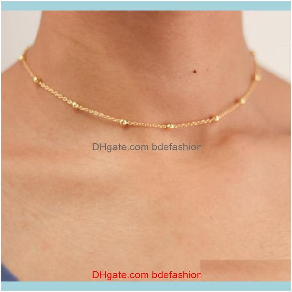 necklaces & pendants jewelryladies beads necklace collier stainless steel golden yellow classic jewelry collares chokers drop delivery 2021, Golden;silver
necklaces & pendants jewelryladies beads necklace collier stainless steel golden yellow classic jewelry collares chokers drop delivery 2021, Golden;silver