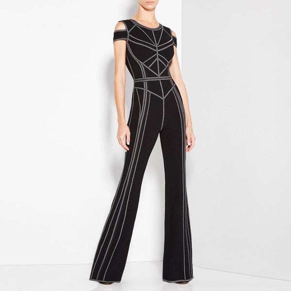 summer women patchwork jumpsuits elegant black luxury long rompers celebrity party overalls short sleeve vestidos women's, Black;white
summer women patchwork jumpsuits elegant black luxury long rompers celebrity party overalls short sleeve vestidos women's, Black;white