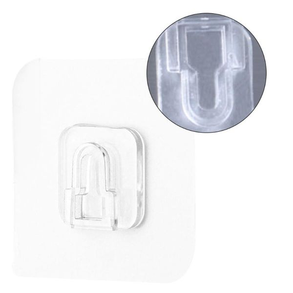 double-sided adhesive wall hooks hanger strong transparent suction cup sucker storage holder for kitchen bathroom & rails
double-sided adhesive wall hooks hanger strong transparent suction cup sucker storage holder for kitchen bathroom & rails
