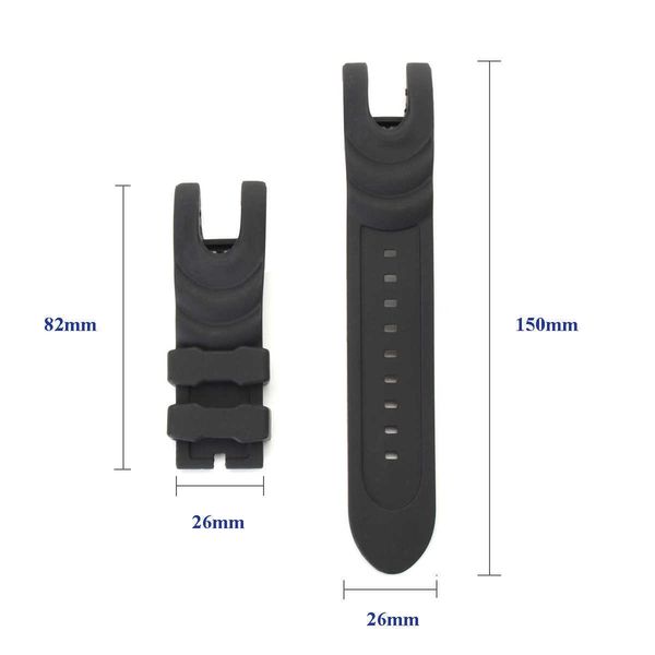 new black rubber wrist watch band strap 26mm replacement for invicta reserve collection venom durable two piece strap h0915, Silver
new black rubber wrist watch band strap 26mm replacement for invicta reserve collection venom durable two piece strap h0915, Silver