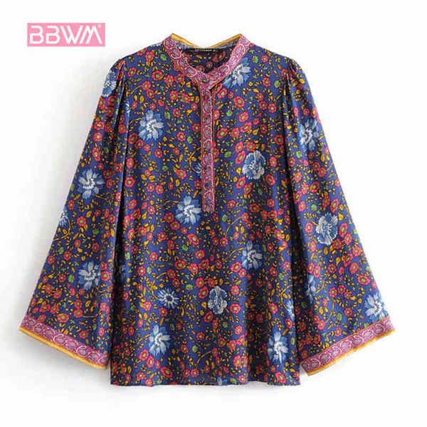 long-sleeved women's bohemian national style round neck long-sleeved loose wild print blouse vacation women's shirt 210507, White
long-sleeved women's bohemian national style round neck long-sleeved loose wild print blouse vacation women's shirt 210507, White