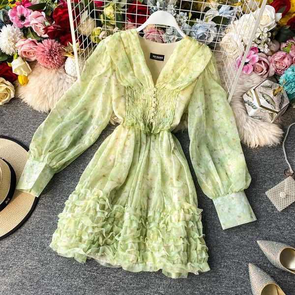 casual dresses lolita v-neck chiffon floral women thin long sleeve high waist cake mini female bohemian dress, Black;gray
casual dresses lolita v-neck chiffon floral women thin long sleeve high waist cake mini female bohemian dress, Black;gray