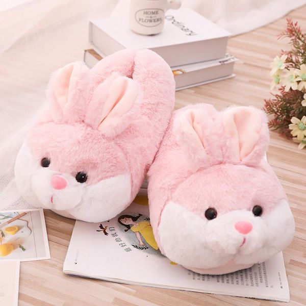 women winter slippers cute pink cartoon design warm home plush head silent indoor floor girl lady house shoes, Black
women winter slippers cute pink cartoon design warm home plush head silent indoor floor girl lady house shoes, Black