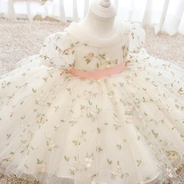 girl's dresses plbbfz toddler baby girl dress flower baptism clothes lace embroidery first birthday party princess tutu, Red;yellow
girl's dresses plbbfz toddler baby girl dress flower baptism clothes lace embroidery first birthday party princess tutu, Red;yellow