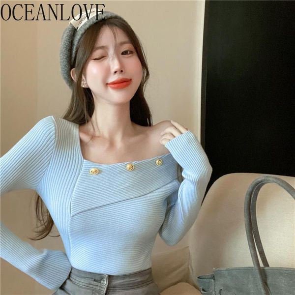 women's sweaters oceanlove skew collar women korean solid slim autumn winter pull femme vintage ins fashion jersey mujer, White;black
women's sweaters oceanlove skew collar women korean solid slim autumn winter pull femme vintage ins fashion jersey mujer, White;black