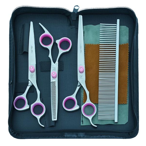 hair scissors 7.0" professional pet for dog grooming dogs shears stainless steel cat big straight &thinning&curved b0009a
hair scissors 7.0" professional pet for dog grooming dogs shears stainless steel cat big straight &thinning&curved b0009a
