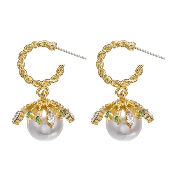gold color drop earrings for women geometric flower pearl earring korean fashion jewelry, Silver
gold color drop earrings for women geometric flower pearl earring korean fashion jewelry, Silver