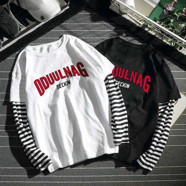men's t-shirts t-shirt primavera marca hop tarja splicing tee vero falso duas peas de manga comprida camisa dos homens t 0xq4, White;black
men's t-shirts t-shirt primavera marca hop tarja splicing tee vero falso duas peas de manga comprida camisa dos homens t 0xq4, White;black