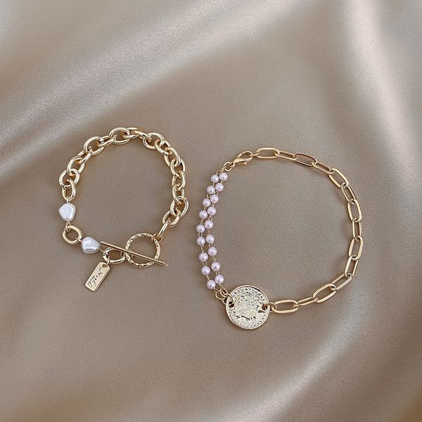 xianlan633 pearl chain like bracelet female ins niche design bracelet personality student girlfriends net red hand act the role of, Silver
xianlan633 pearl chain like bracelet female ins niche design bracelet personality student girlfriends net red hand act the role of, Silver
