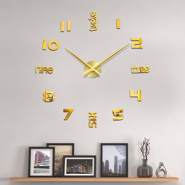 wall clocks 48" large clock sticker acrylic silent digital big 3d diy modern design for living room home decor mirror sticke
wall clocks 48" large clock sticker acrylic silent digital big 3d diy modern design for living room home decor mirror sticke