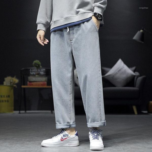 men's pants casual oversize jeans button trousers placket 2021 fashion solid color male hip hop, Black
men's pants casual oversize jeans button trousers placket 2021 fashion solid color male hip hop, Black