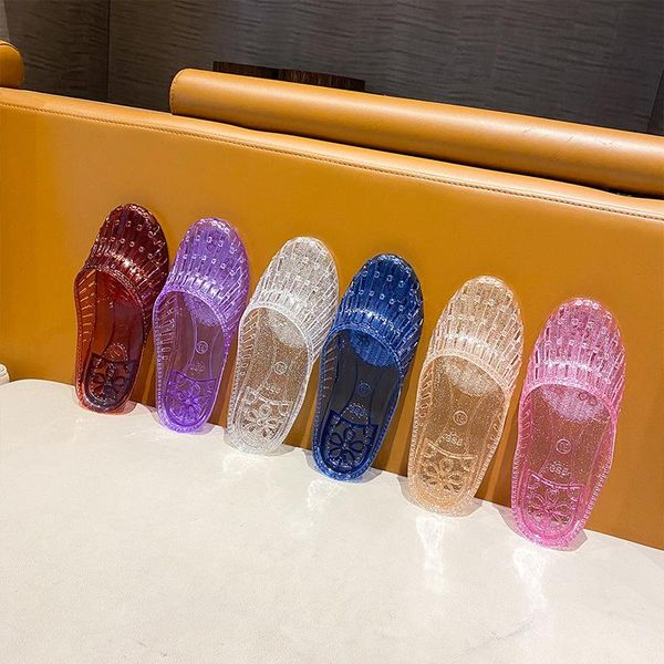 slippers 2021 fashion crystal slippers, ladies transparent women's hollow round toe flat heel beach shoes size 37-41, Black
slippers 2021 fashion crystal slippers, ladies transparent women's hollow round toe flat heel beach shoes size 37-41, Black