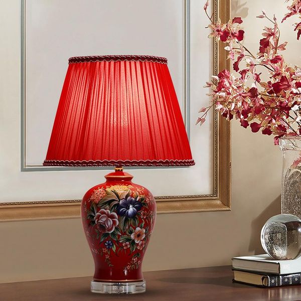 table lamps chinese red warm romantic ceramic wedding lamp for bedroom bedside home decoration night light
table lamps chinese red warm romantic ceramic wedding lamp for bedroom bedside home decoration night light