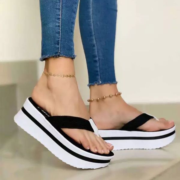Women Slippers Clip Toe Flip Flops Casual Shoes Summer Platform Ladies Thick Bottomn Fashion Plus Size Female Beach Shoe Slides, Apricot
Women Slippers Clip Toe Flip Flops Casual Shoes Summer Platform Ladies Thick Bottomn Fashion Plus Size Female Beach Shoe Slides, Apricot