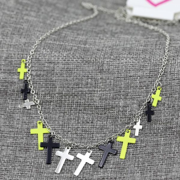 chains jewelry cross gold metal personality necklace collarbone chain joker short fairy, Silver
chains jewelry cross gold metal personality necklace collarbone chain joker short fairy, Silver