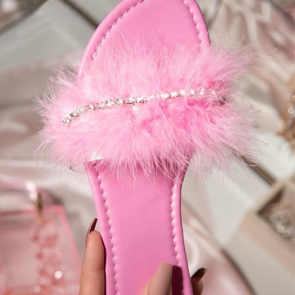 slippers 2021 women crystal female fur solid flat ladies summer beach slides women's sewing open toe casual shoes plus size, Black
slippers 2021 women crystal female fur solid flat ladies summer beach slides women's sewing open toe casual shoes plus size, Black