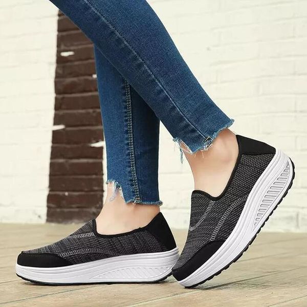 dress shoes women summer pumps chunky mid heels wedges soft woman breathable mesh sneakers slip on female mujer sapato feminino d1220, Black
dress shoes women summer pumps chunky mid heels wedges soft woman breathable mesh sneakers slip on female mujer sapato feminino d1220, Black