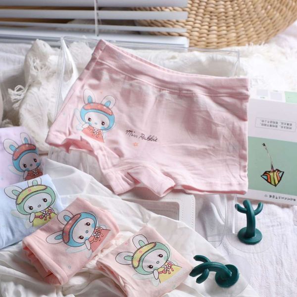 panties breathable cartoon children's underwear girl's underpants cotton flat angle baby's, Camo