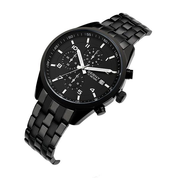 wristwatches men's luxury luminous black stainless steel quartz wrist watch clock 50m waterproof sports chronograph wristwatch for men, Slivery;brown
wristwatches men's luxury luminous black stainless steel quartz wrist watch clock 50m waterproof sports chronograph wristwatch for men, Slivery;brown