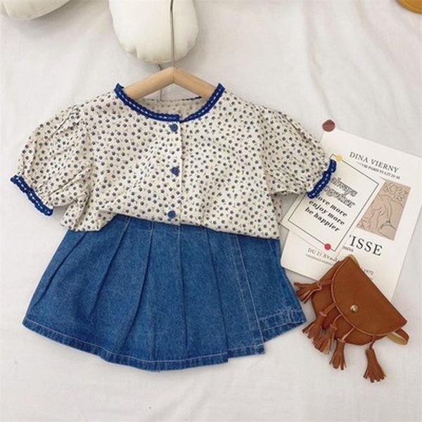 clothing sets children's 2021 summer fashion floral denim skirt pants toddler baby suit kids clothes girls, White
clothing sets children's 2021 summer fashion floral denim skirt pants toddler baby suit kids clothes girls, White