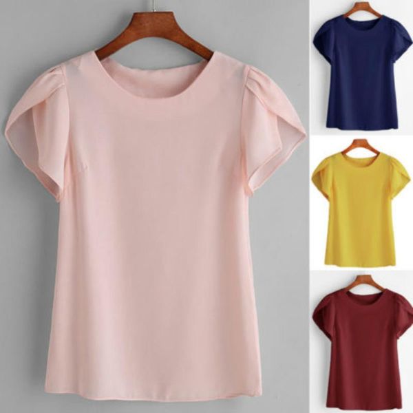 women's blouses & shirts summer women short sleeve split blouse solid ladies floral loose casual tee 2021, White
women's blouses & shirts summer women short sleeve split blouse solid ladies floral loose casual tee 2021, White