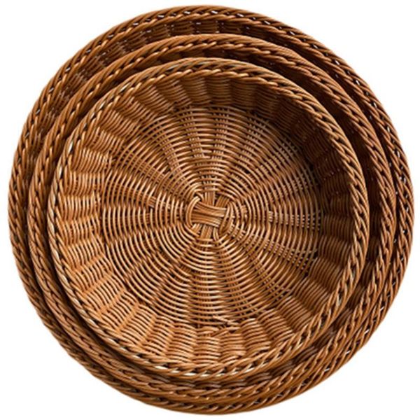 storage baskets 3pcs fruit basket bread round pp woven supermarket and vegetable display snack
storage baskets 3pcs fruit basket bread round pp woven supermarket and vegetable display snack