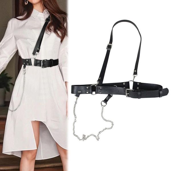 belts hatcyggo leather harness lingerie belt for women body bondage waistband female punk harajuku chain black gothic, Black;brown
belts hatcyggo leather harness lingerie belt for women body bondage waistband female punk harajuku chain black gothic, Black;brown