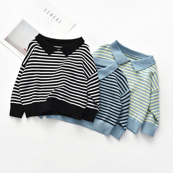 childrens striped sweater baby boys clothes pullovers cotton girls sweaters infant autumn loose lapel knitwear 1 2 3 years kids, White
childrens striped sweater baby boys clothes pullovers cotton girls sweaters infant autumn loose lapel knitwear 1 2 3 years kids, White