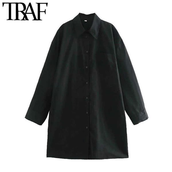 traf women fashion with pockets oversized blouses vintage long sleeve button-up female shirts blusas chic 210721, White
traf women fashion with pockets oversized blouses vintage long sleeve button-up female shirts blusas chic 210721, White