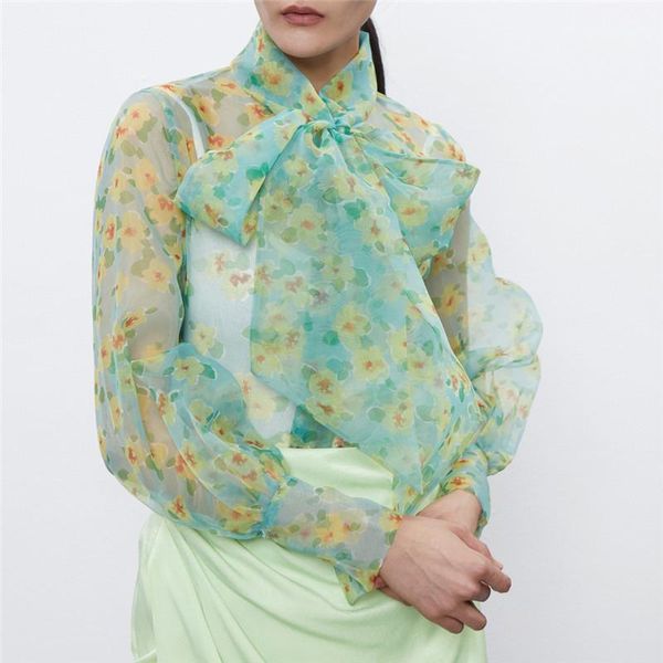 women's blouses & shirts style floral organze blouse transparent bow tie collar long sleeve female shirt see through chic blusas, White
women's blouses & shirts style floral organze blouse transparent bow tie collar long sleeve female shirt see through chic blusas, White