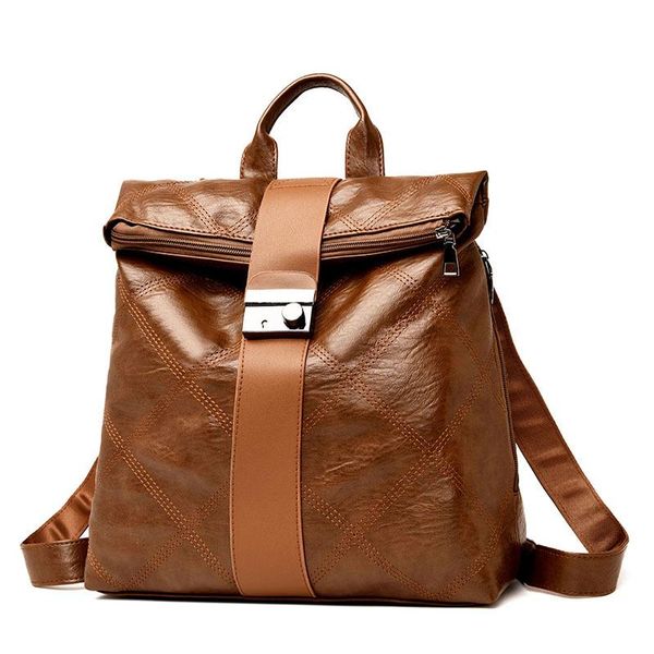 outdoor bags 2021 anti theft school mochila feminina waterproof travel vintage big lapbrown leather backpack women korean designer
outdoor bags 2021 anti theft school mochila feminina waterproof travel vintage big lapbrown leather backpack women korean designer