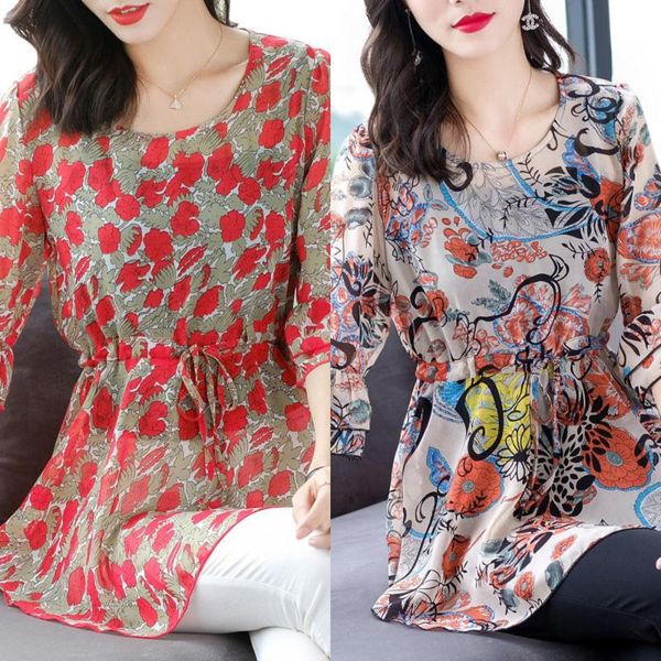 winterwomen summer half sleeve vintage shirt floral size chiffon blouse casual loose o-neck femininas women's blouses & shirts, White
winterwomen summer half sleeve vintage shirt floral size chiffon blouse casual loose o-neck femininas women's blouses & shirts, White