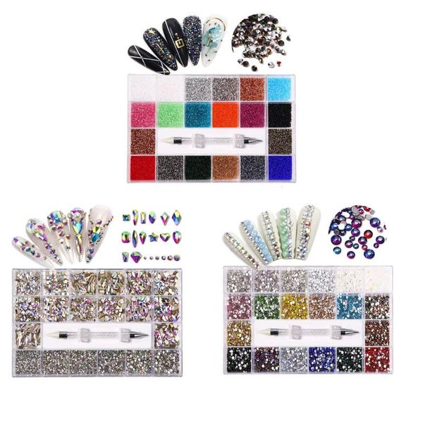 nail art decorations 652c professional iridescent glass rhinestones set with wax pen storage box, Silver;gold
nail art decorations 652c professional iridescent glass rhinestones set with wax pen storage box, Silver;gold