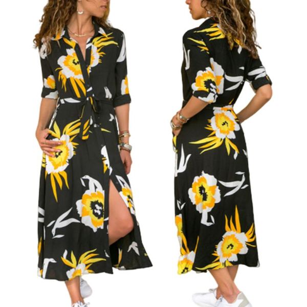 casual dresses long floral print dress green leaf sukienka sleeve bandage with belt lapel empire waist button up a line women, Black;gray
casual dresses long floral print dress green leaf sukienka sleeve bandage with belt lapel empire waist button up a line women, Black;gray
