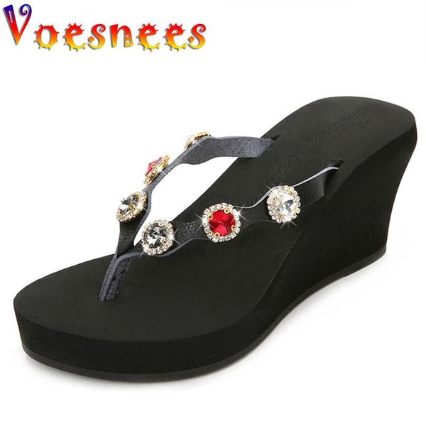 women slippers 2021 shining diamond wedges sandals fashion summer tidal current dazzling beach flip- flops shoes, Black
women slippers 2021 shining diamond wedges sandals fashion summer tidal current dazzling beach flip- flops shoes, Black