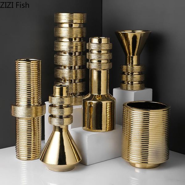 vases nordic imitation metal ceramic flower vase table decoration electroplating gold drawing nut arrangement decor
vases nordic imitation metal ceramic flower vase table decoration electroplating gold drawing nut arrangement decor