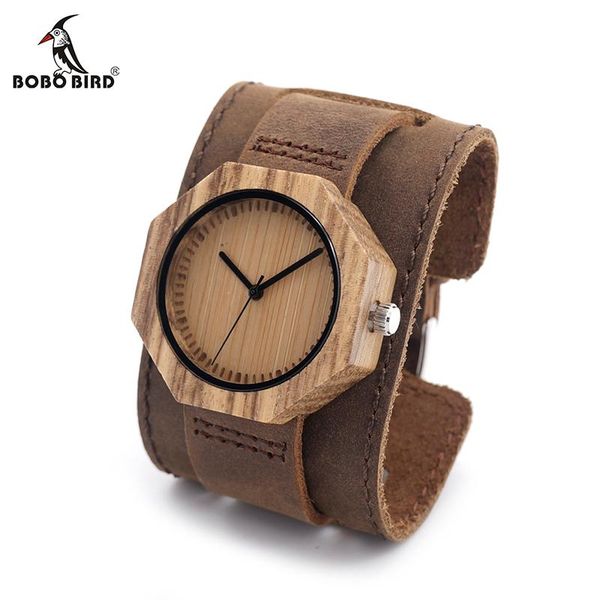 wristwatches bobo bird v-d02 octagon wood watches women bamboo dial ladies quartz wristwatch with leather band in gift box, Slivery;brown
wristwatches bobo bird v-d02 octagon wood watches women bamboo dial ladies quartz wristwatch with leather band in gift box, Slivery;brown