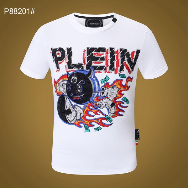 plein bear t shirt mens designer tshirts brand clothing rhinestone skull men t-shirts classical hip hop streetwear tshirt casual tees pb 112, White;black 
plein bear t shirt mens designer tshirts brand clothing rhinestone skull men t-shirts classical hip hop streetwear tshirt casual tees pb 112, White;black