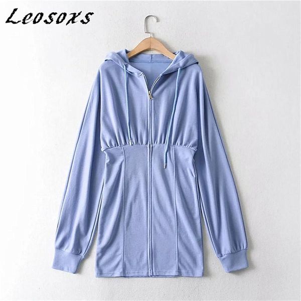 leosoxs korean simple loose solid color hoodies dress women zipper slim waist casual all-match elegant dresses 2021 autumn, Black;gray
leosoxs korean simple loose solid color hoodies dress women zipper slim waist casual all-match elegant dresses 2021 autumn, Black;gray
