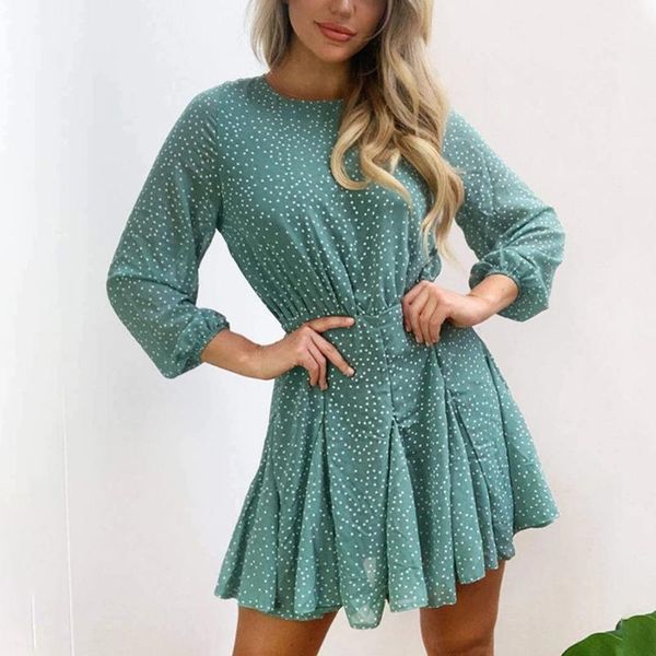 casual dresses autumn long sleeve polka dot dress for women winter ruffles a line print female slim green midi party vestidos, Black;gray
casual dresses autumn long sleeve polka dot dress for women winter ruffles a line print female slim green midi party vestidos, Black;gray