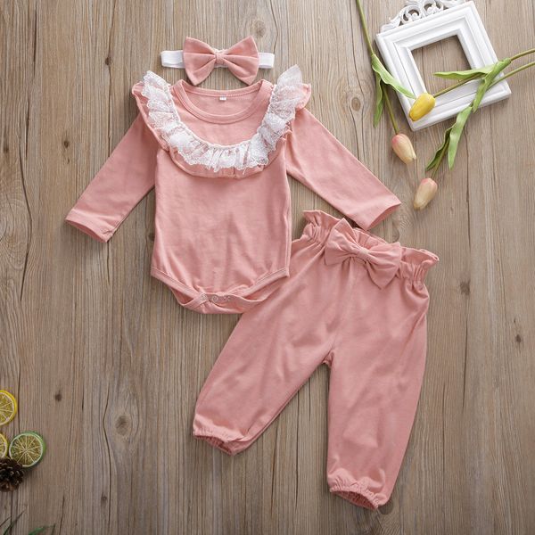 newborn infant baby girl clothes long sleeve pink romper bodysuit + harlen pants leggings trousers 3pcs set, White
newborn infant baby girl clothes long sleeve pink romper bodysuit + harlen pants leggings trousers 3pcs set, White