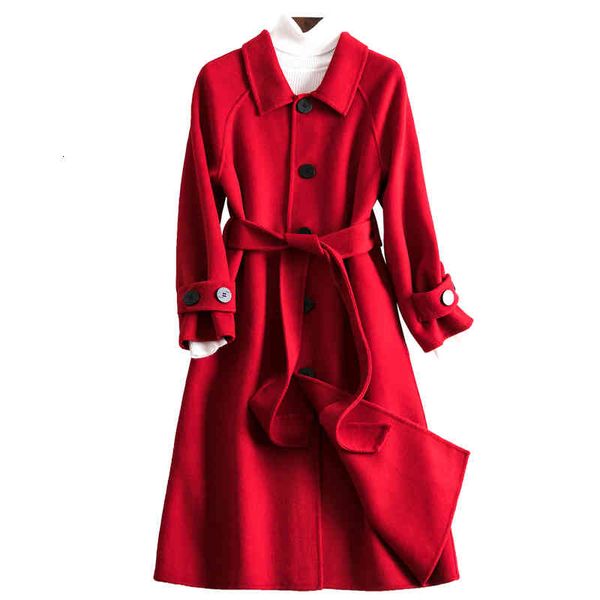 women's wool & blends wool coat, elegant woman's long wool, design, winter, warm, double face, cashmere, spring, autumn 7ava, Black
women's wool & blends wool coat, elegant woman's long wool, design, winter, warm, double face, cashmere, spring, autumn 7ava, Black