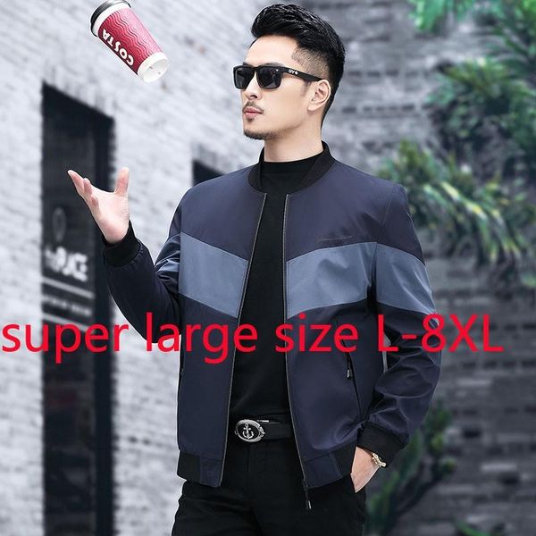 super large spring men fashion casual baseball collar coat mandarin patchwork jackets coats plus size -6xl 7xl 8xl men's, Black;brown
super large spring men fashion casual baseball collar coat mandarin patchwork jackets coats plus size -6xl 7xl 8xl men's, Black;brown