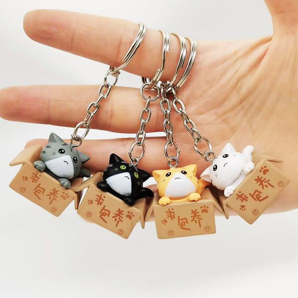 2021 fashion keychain creative cartoon kitten key chain pvc for cat bag pendant female activity gift, Silver
2021 fashion keychain creative cartoon kitten key chain pvc for cat bag pendant female activity gift, Silver